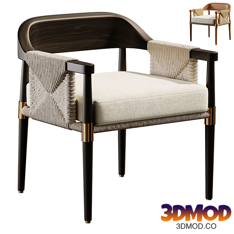 Arteriors Estes Outdoor Dining Chair