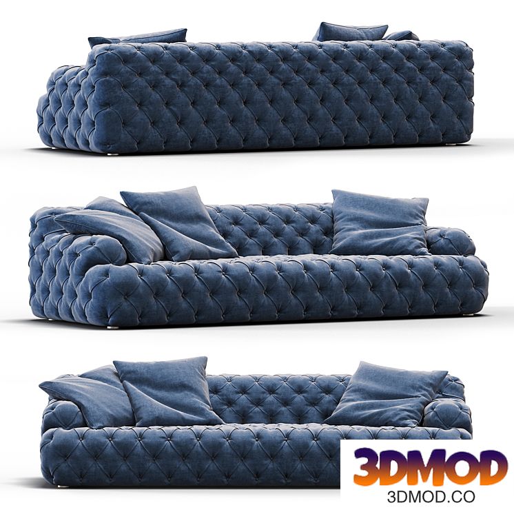 Meridiani Norton Capitonne Sofa