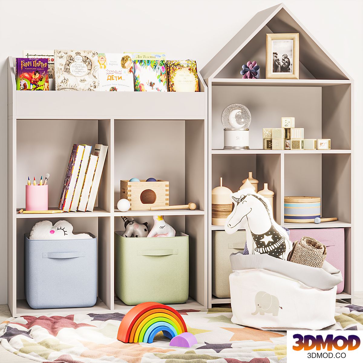 Toys, decor for childrens room