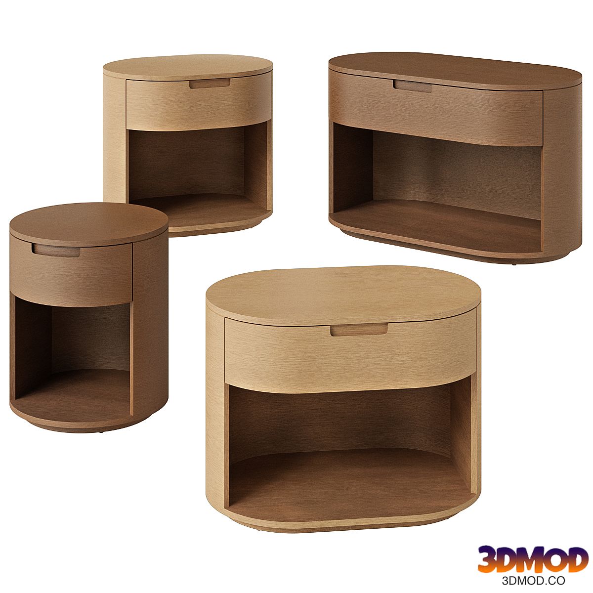 Restoration Hardware Corta open nightstands
