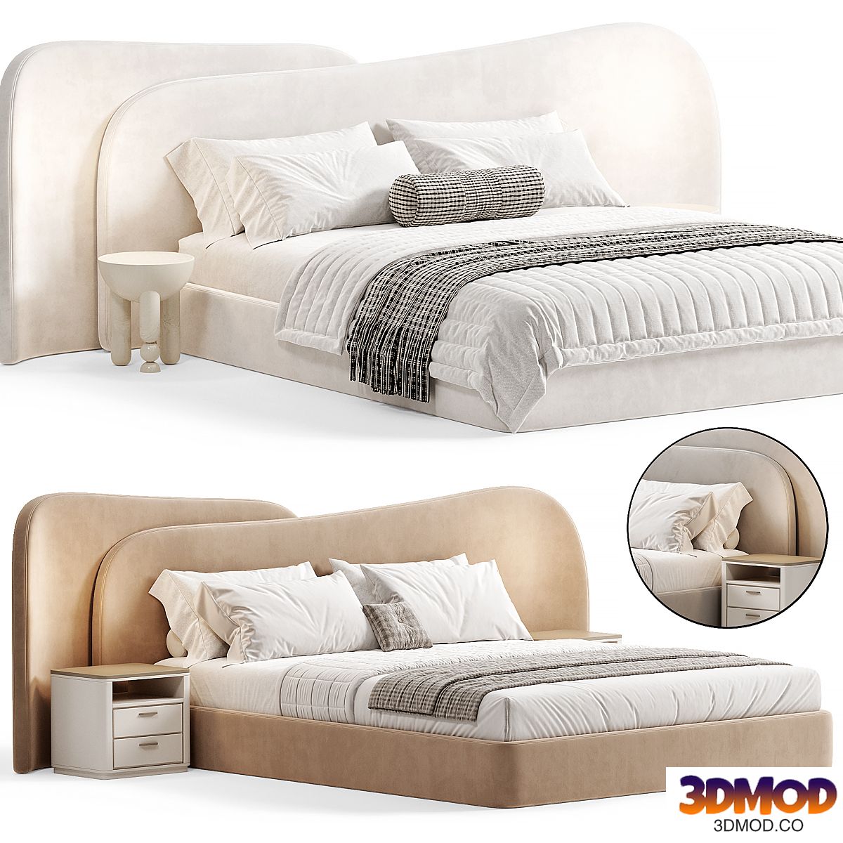 Gaspra Modern Bed By Elmalekfurniture