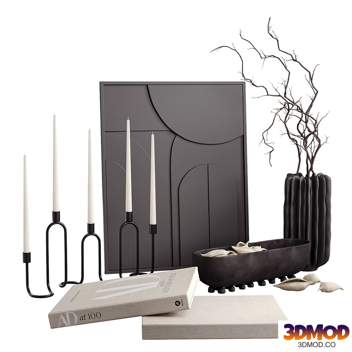 Decorative set Wavy