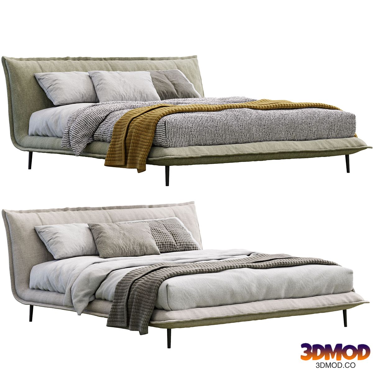Fluff Bed By Calligaris
