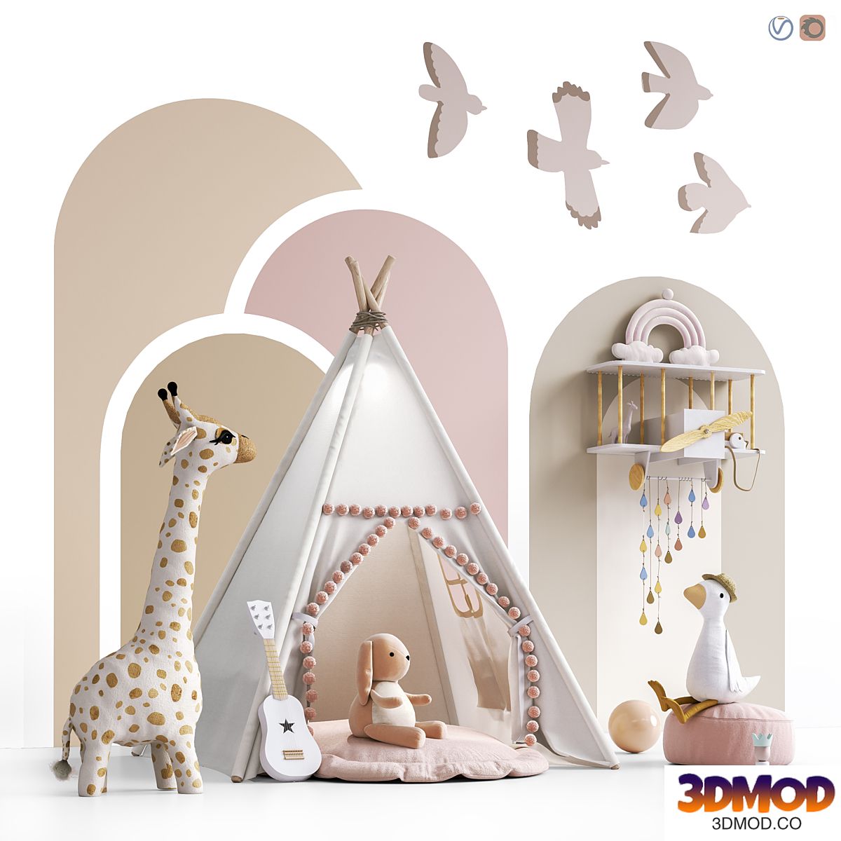 Toys , decor and furniture for children 139