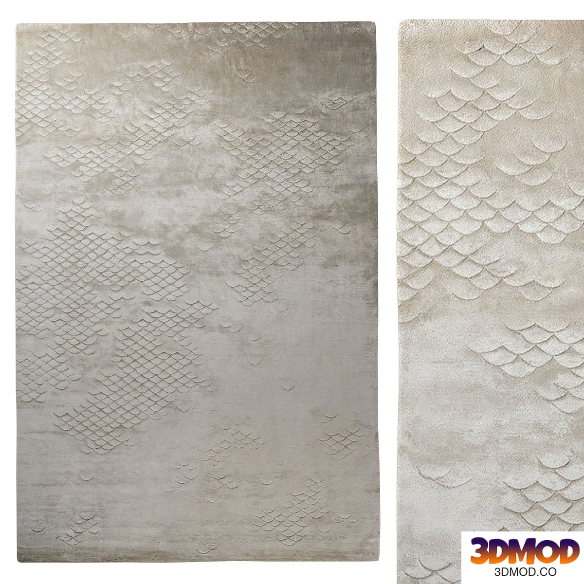 Scales Pearl rug
