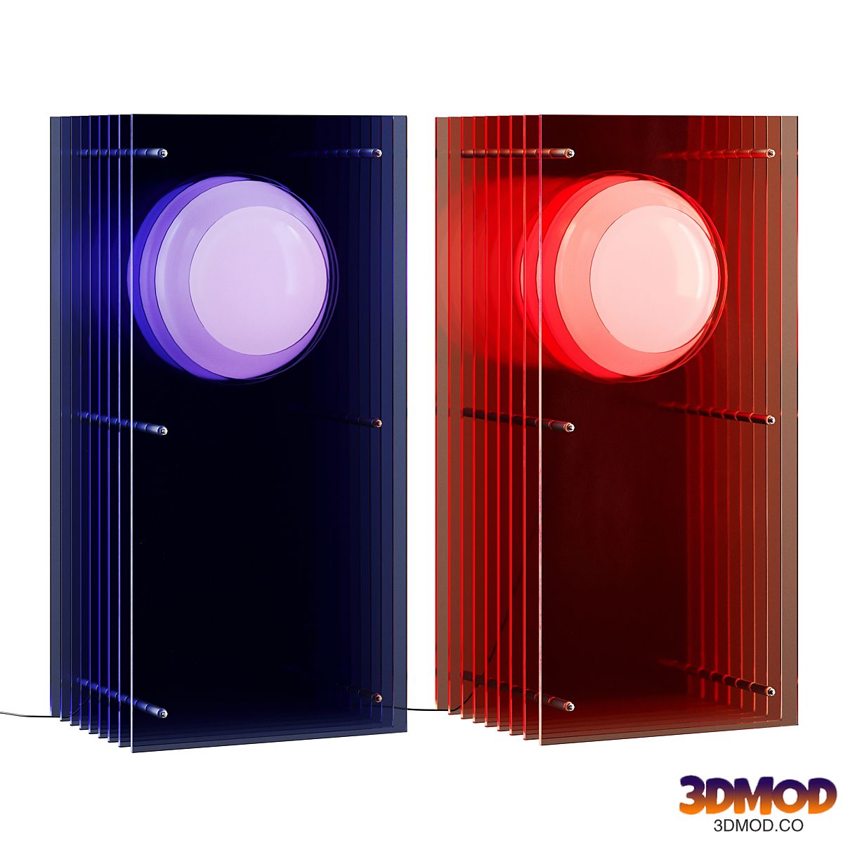 Bang Lop Small Rectangle Table Lamp