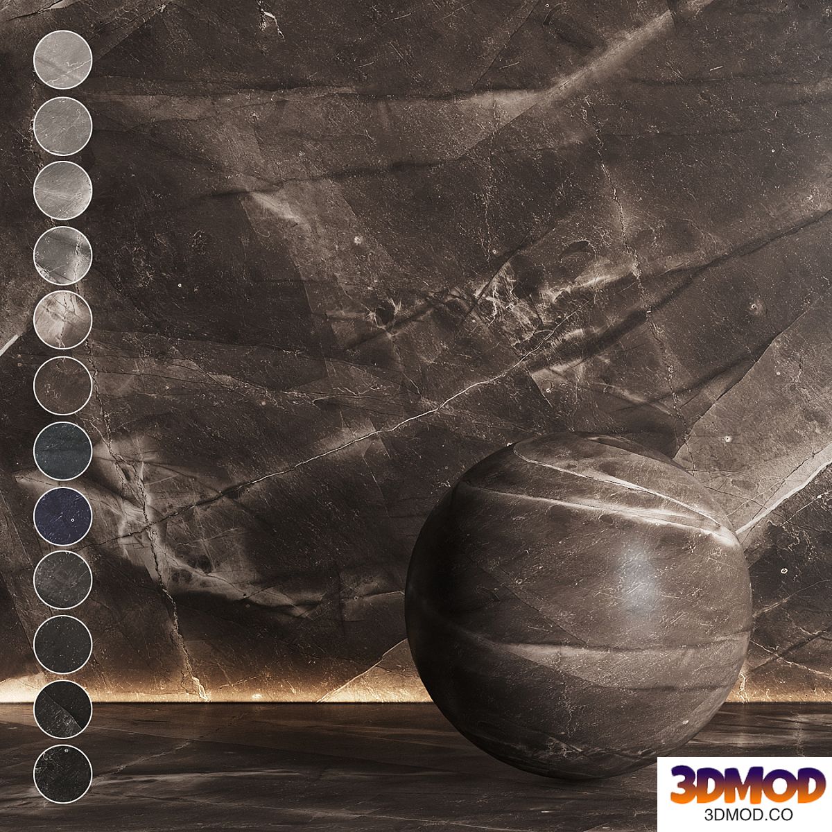 Marble of different shades №2