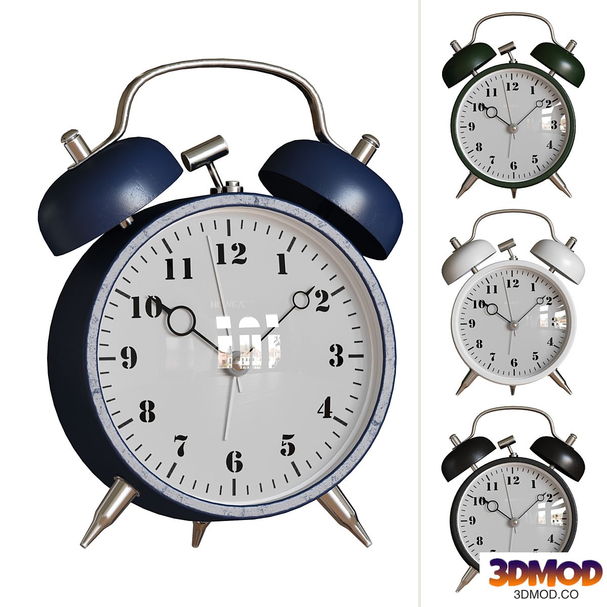 Twin Bell Alarm Clock (4 Variation) - DrCG Model 018