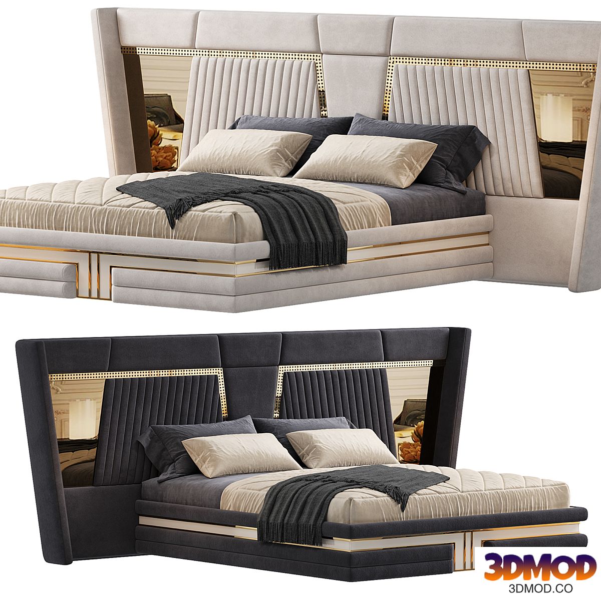 Hermes Modern Bed