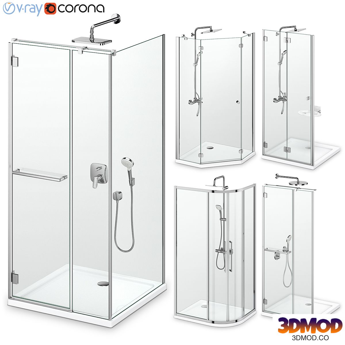 Shower cabins Radaway Carena