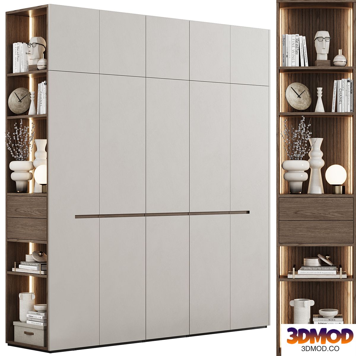 Modular cabinets in a modern minimalist style 83