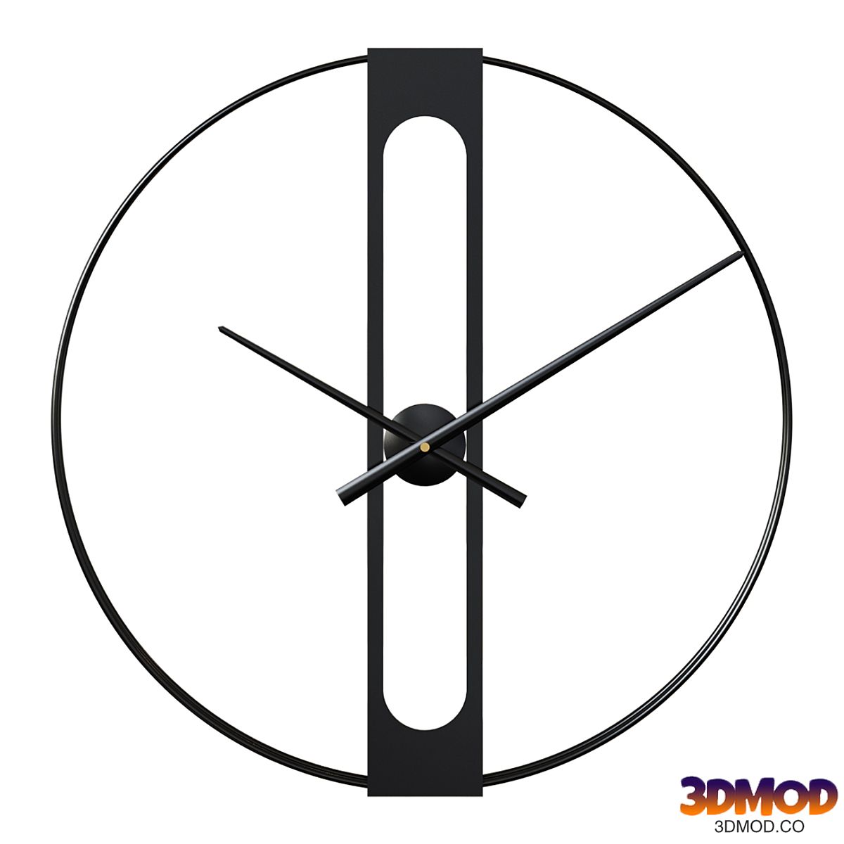 Wall clock Golden Elegance