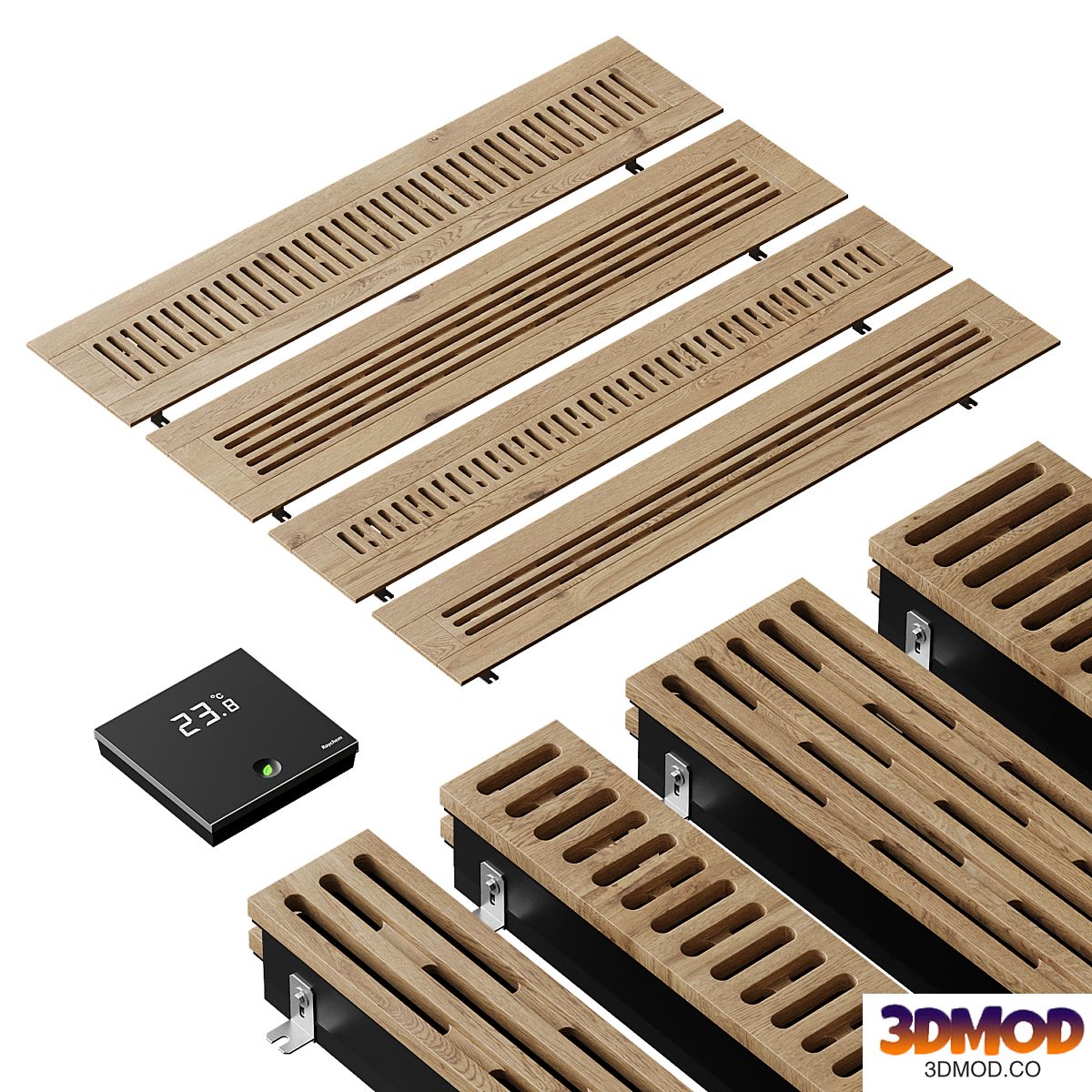 Floor Convectors set 001