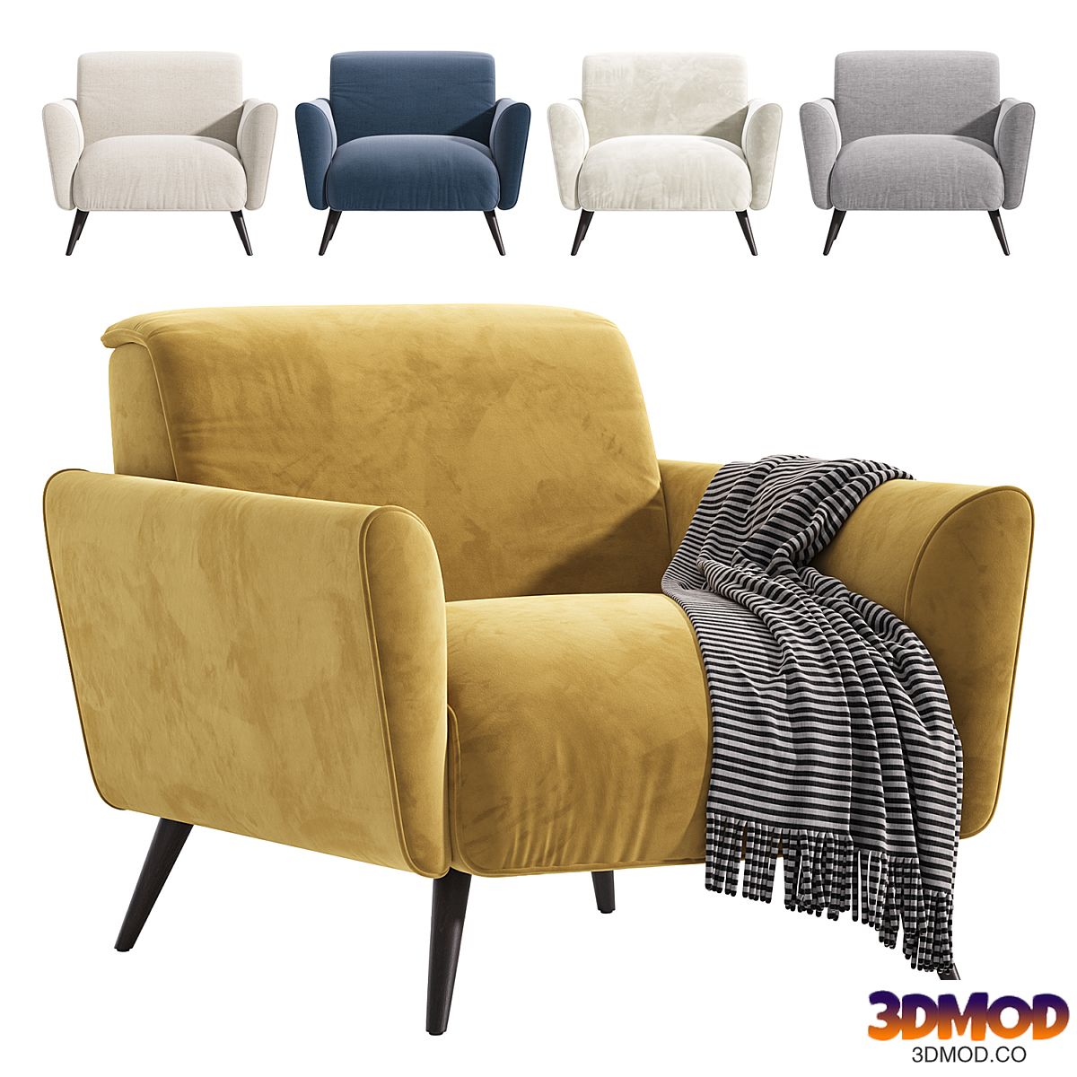 Oscar armchair by Skdesign