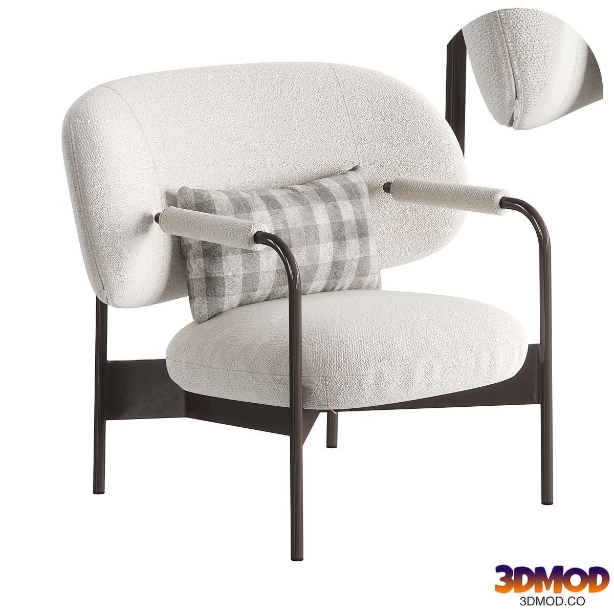 Cross lounge chair by Bonaldo