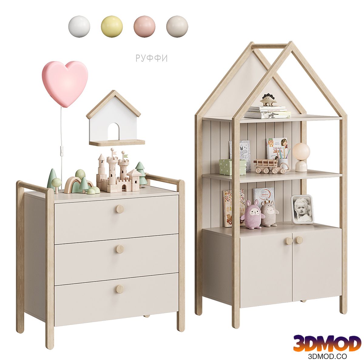 Ruffy children furniture Divan.ru set2