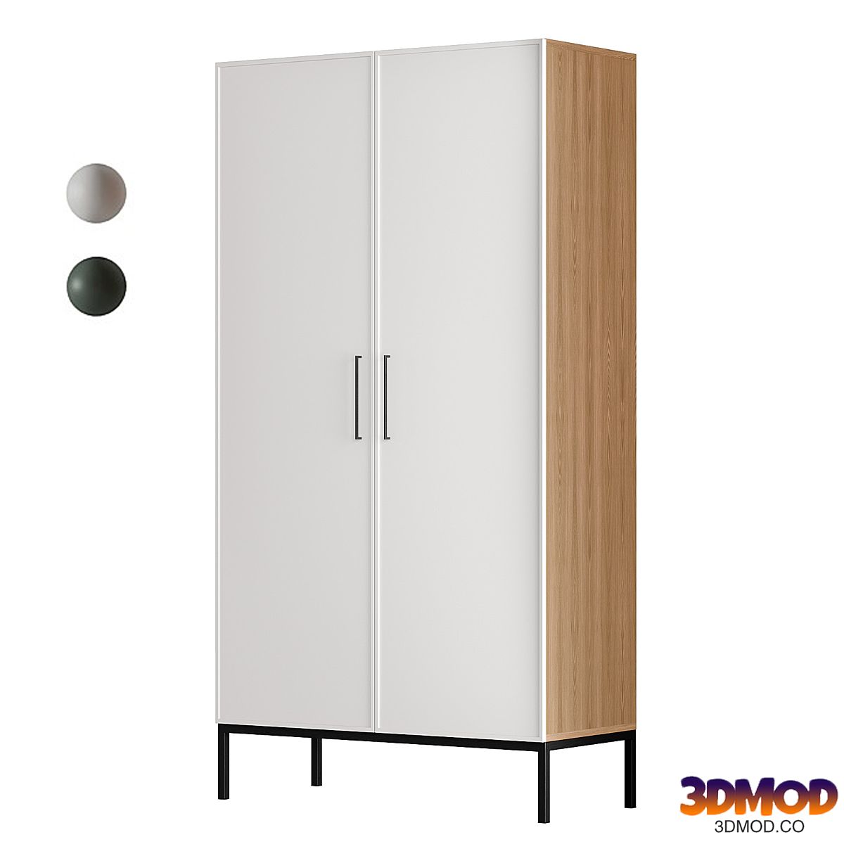 Two-door wardrobe "Nicole" by La Redoute (Berber)