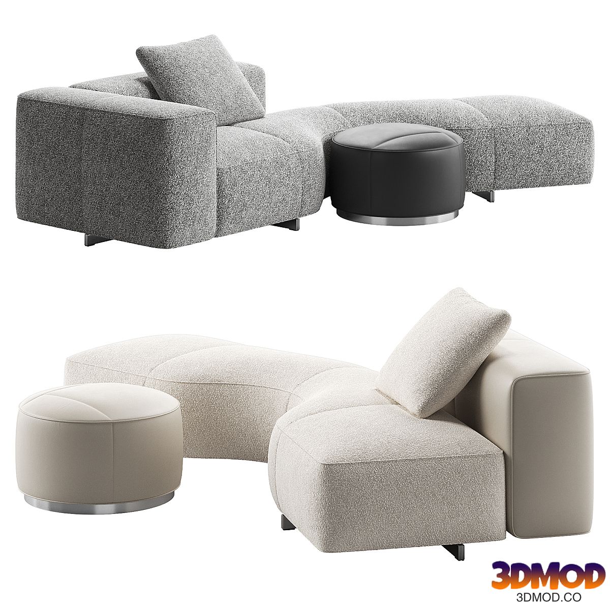 Yves Sofa Open-End by Minotti