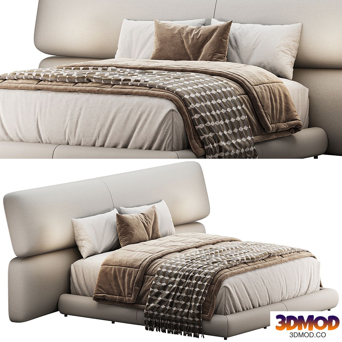 Yuna Bed By Flou