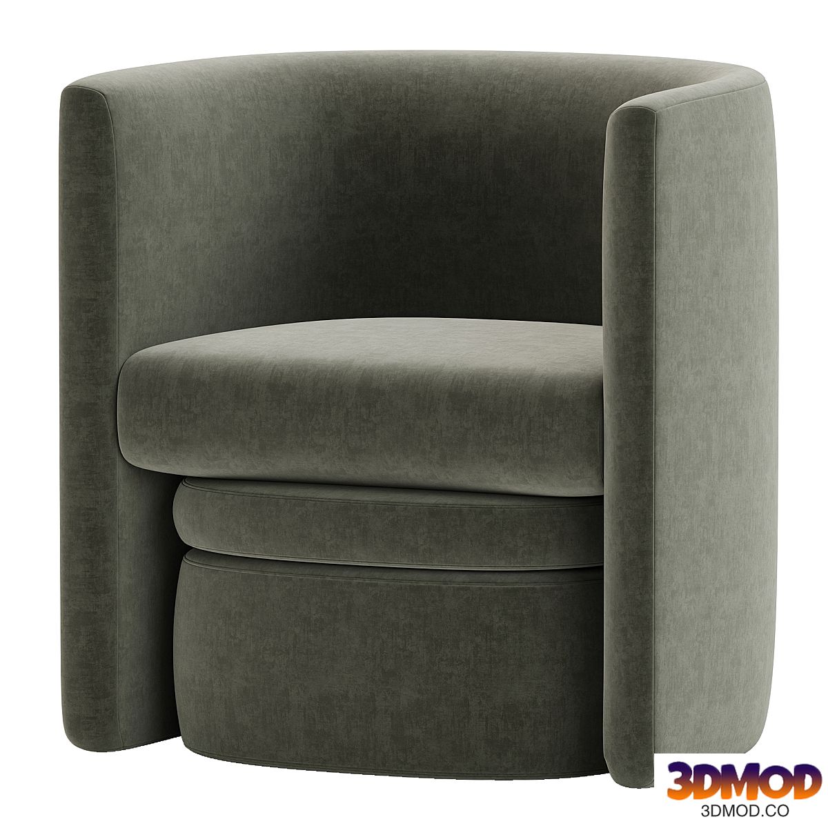 Braedin Upholstered Barrel Accent Chair