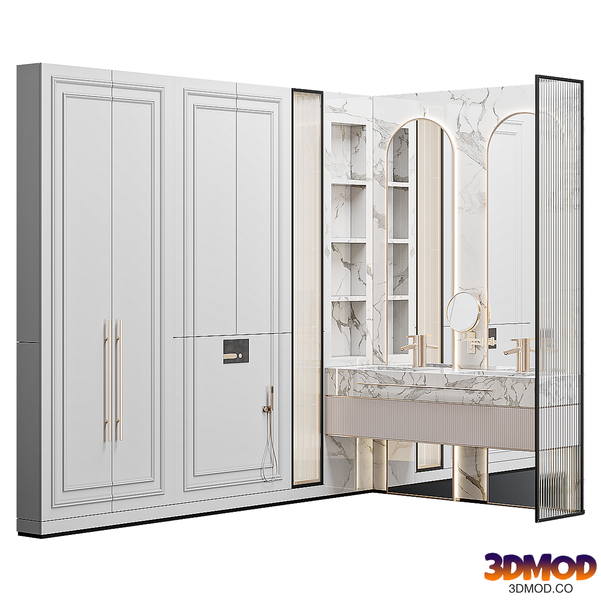 Bathroom furniture set 72