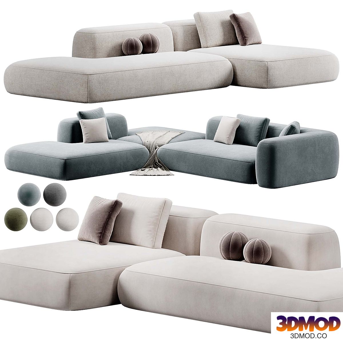 Modular Sofa Leman By Lavsit
