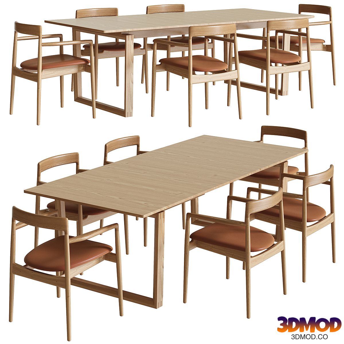 Bolia Calma Chair Nord Table Dining Set
