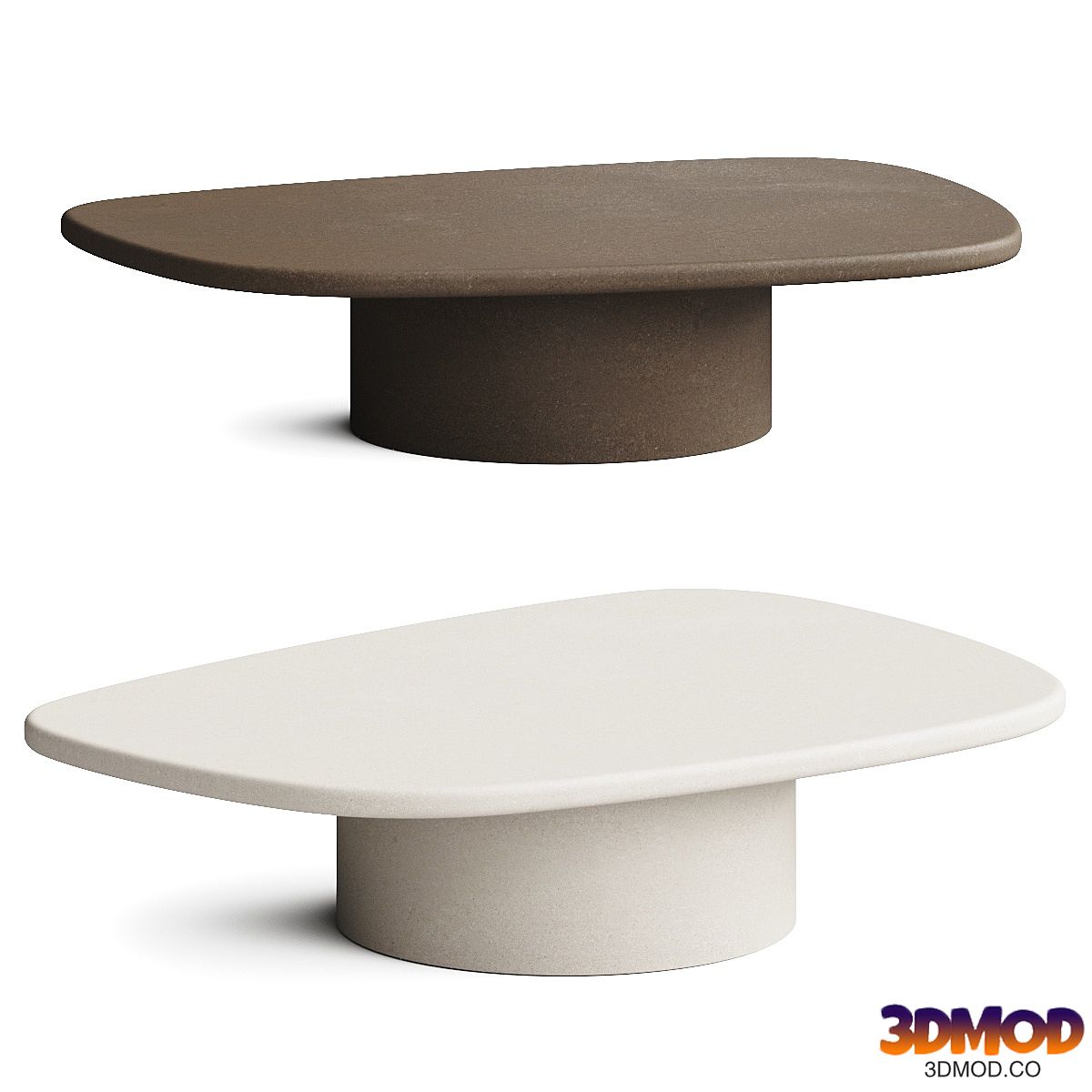 Ethnicraft Elements Pebble Shape Coffee Table