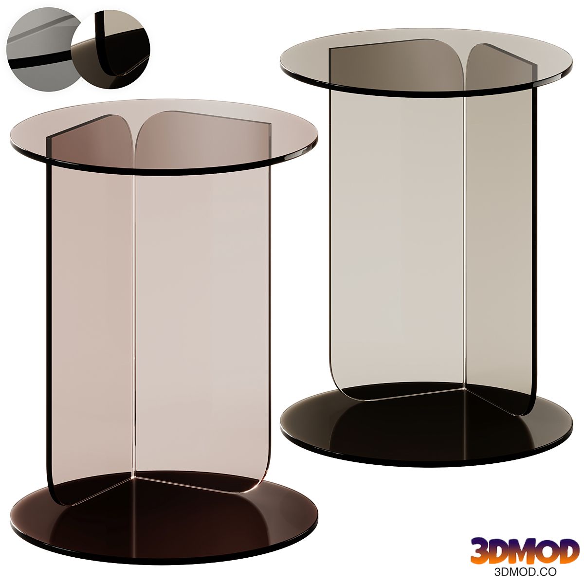 Picasso glass coffee table by Santalucia Mobili