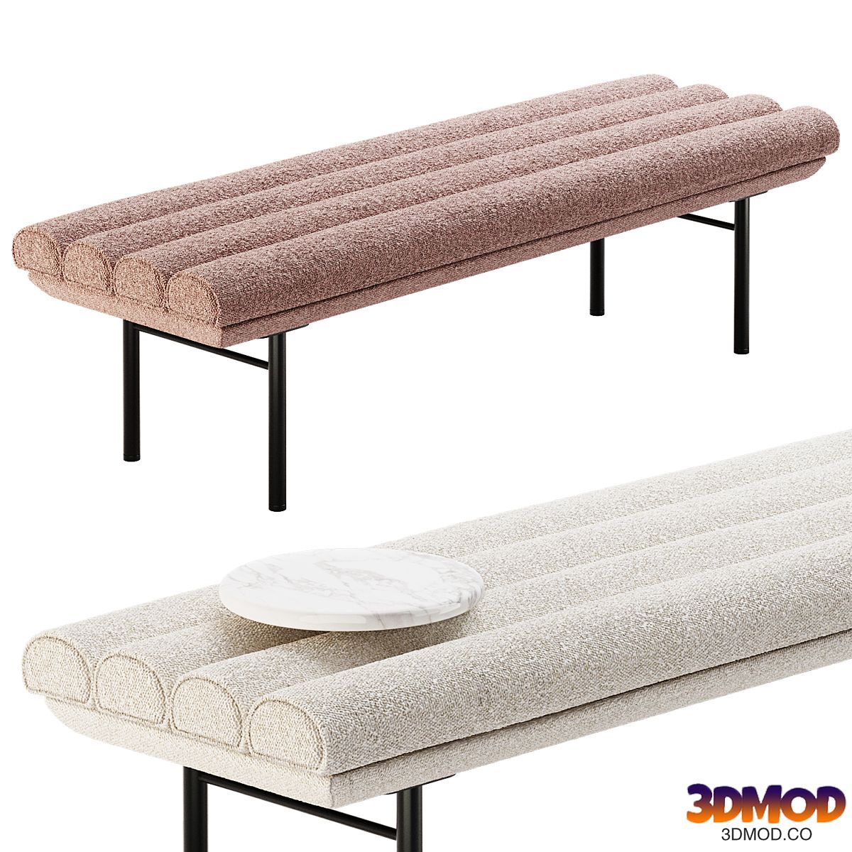 Pan Flute Bench by Saba Italia