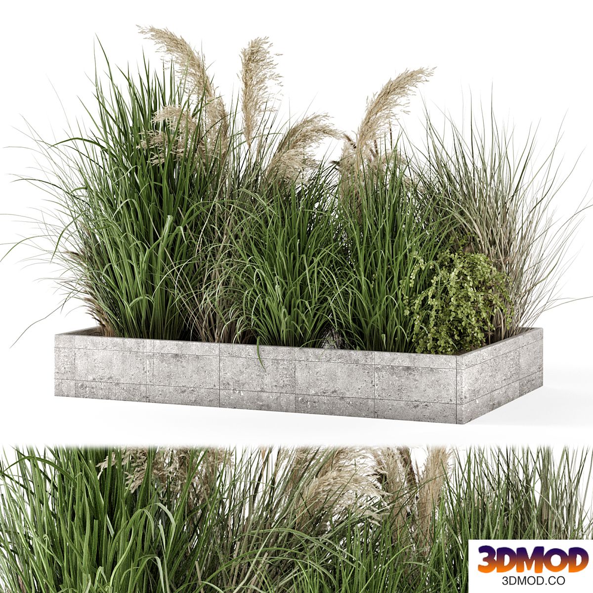 Outdoor Garden set Bush and Tree - Garden Set 2436