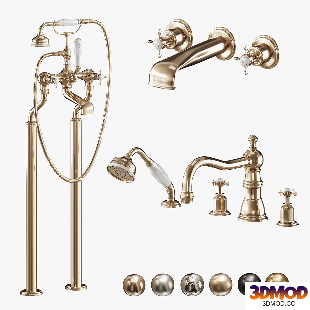Perrin & Rowe Edwardian Collection Bathroom Faucet