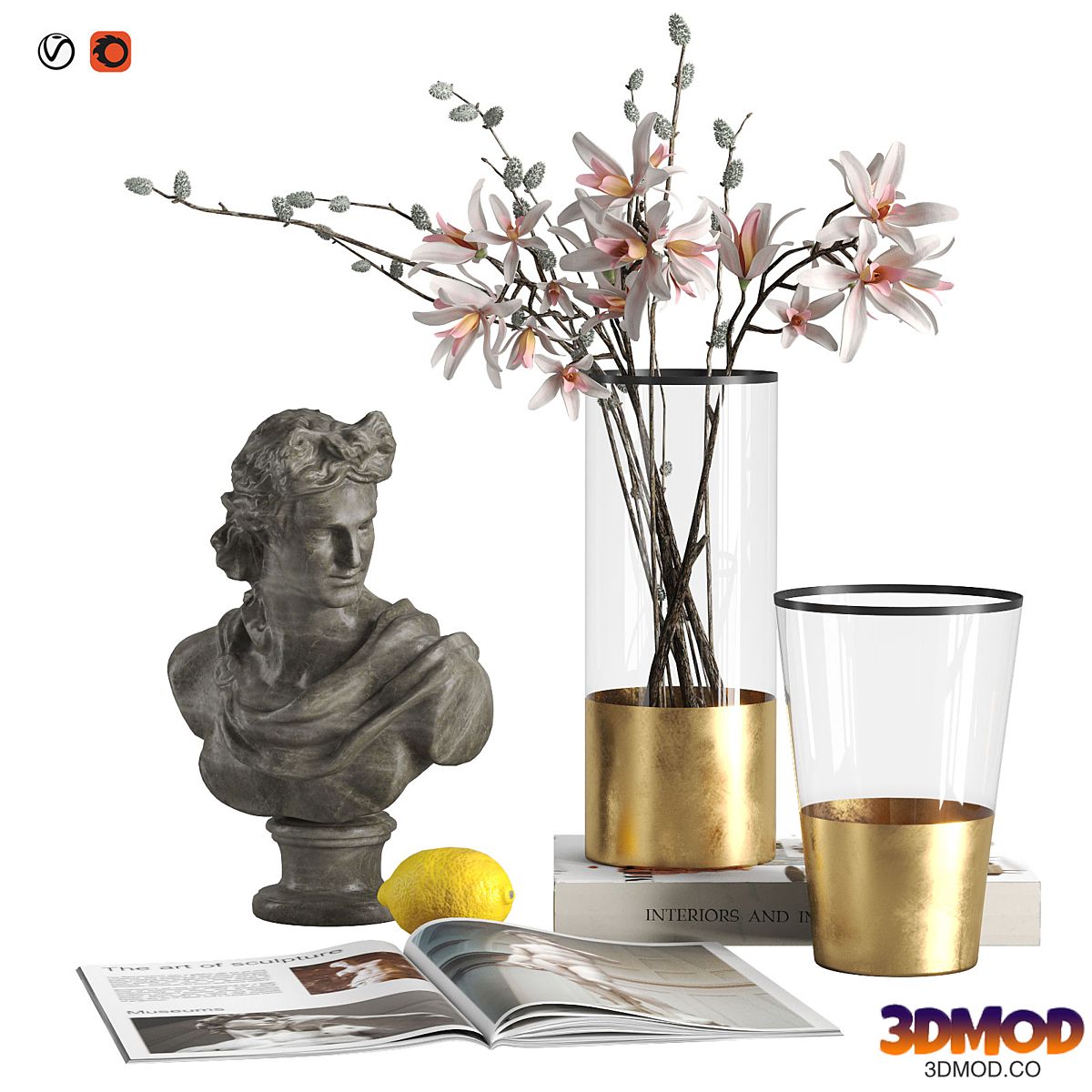 Table decor with Apollo