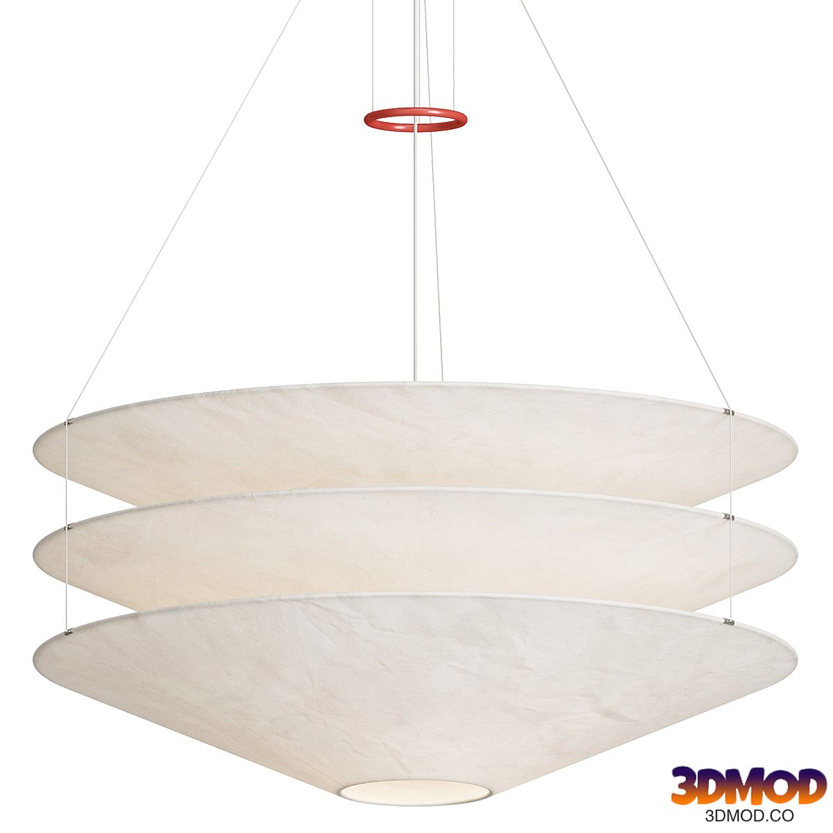 Floatation Japanese Paper Suspension Lamp Ingo Maurer