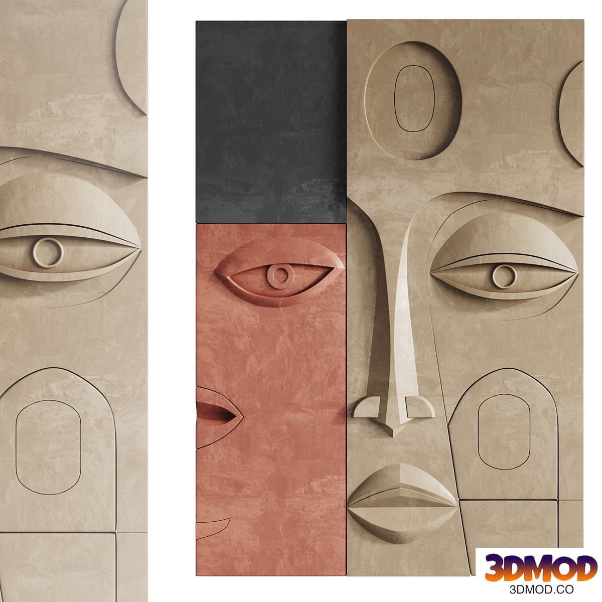Wall Decor Faces