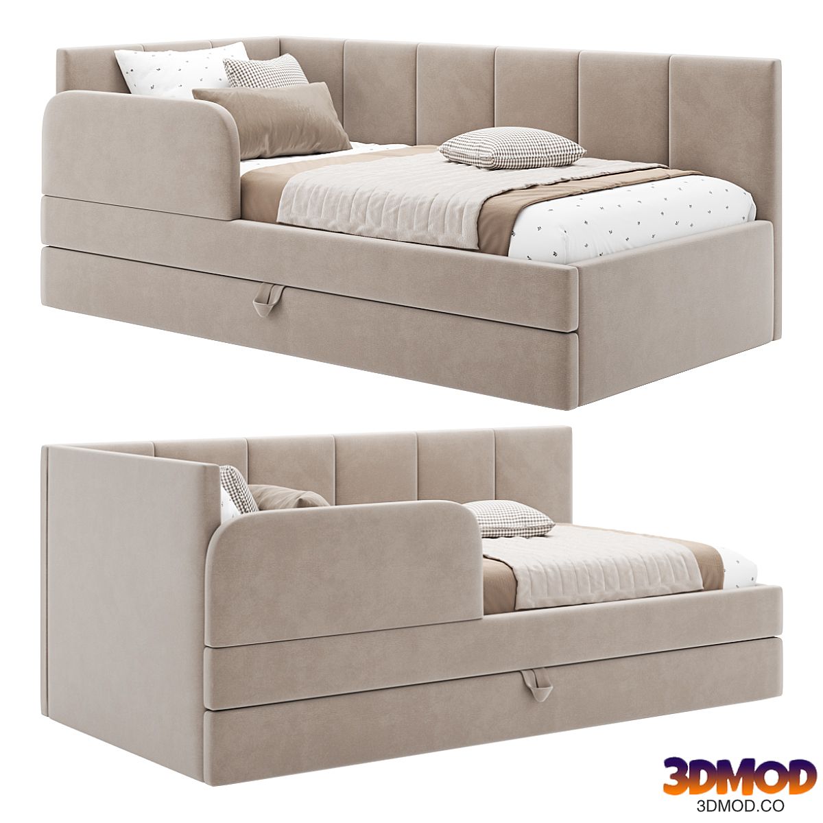 Chelsea Light bed with side rail