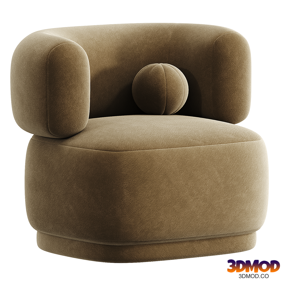 Fauteuil en velours Cori Westwing
