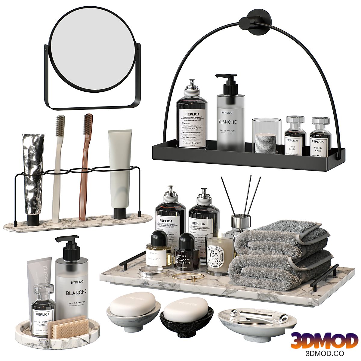 Bathroom decor set P07
