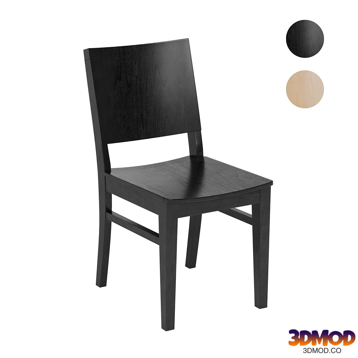Solid wood dining chair