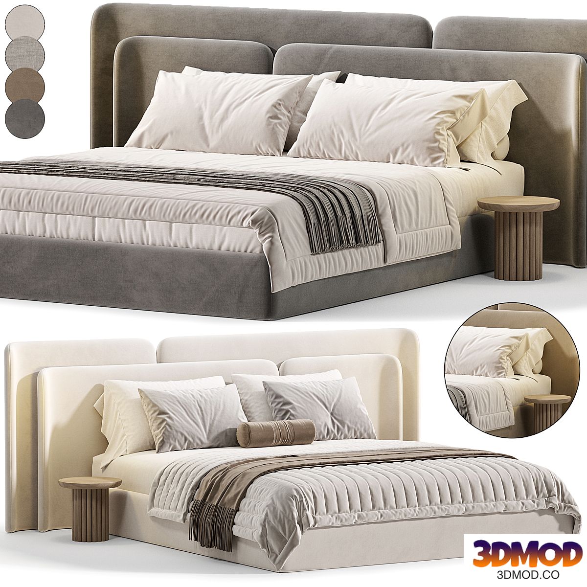 Pallas Bed by Elmalekfurniture