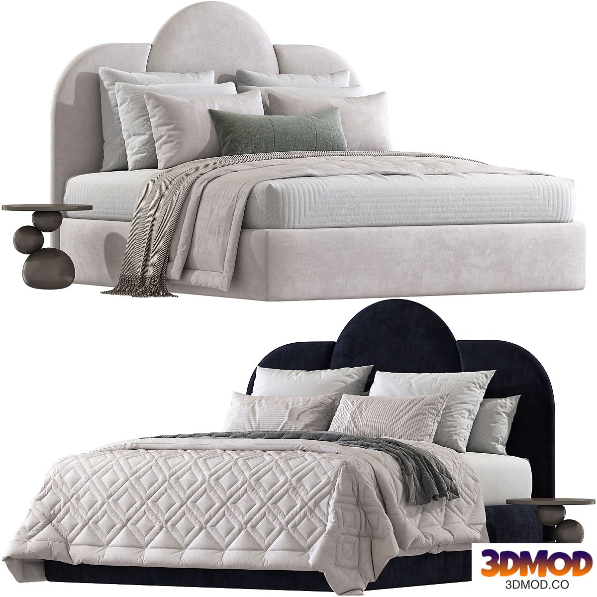 Double bed Mona No. 218.