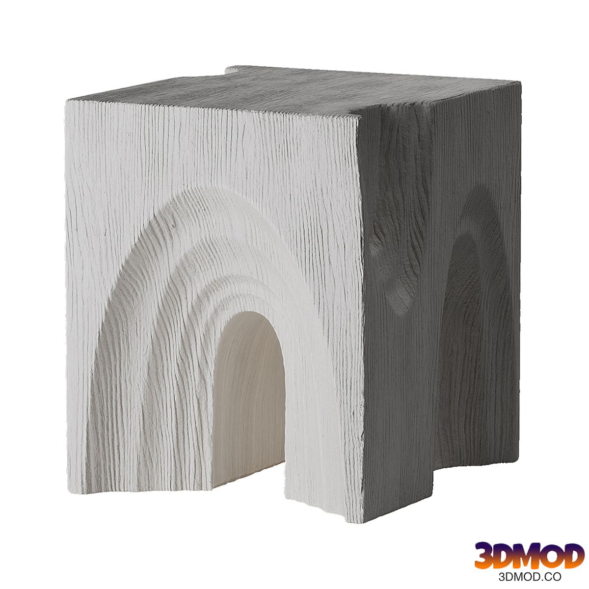 Kelly Wearstler Side Table White Echo Stool