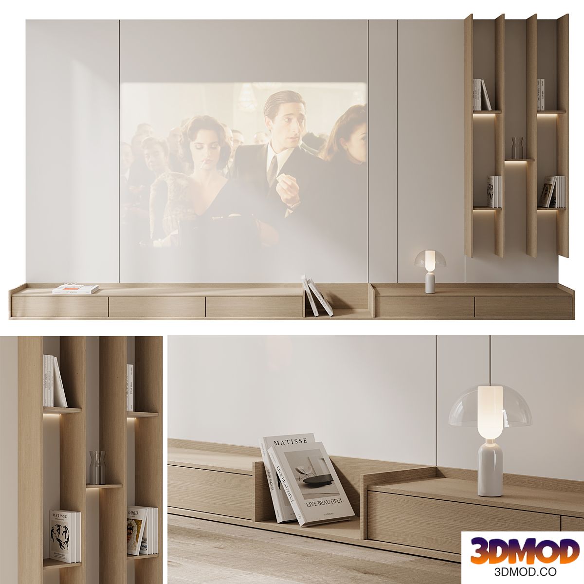 TV Wall Minimalism