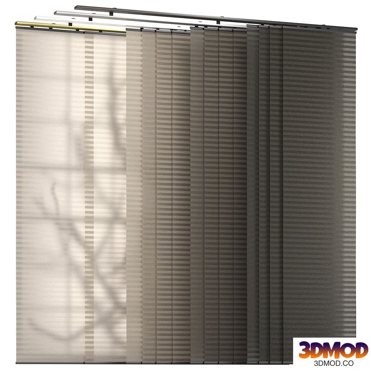 Semi Sheer Vertical Blinds 04