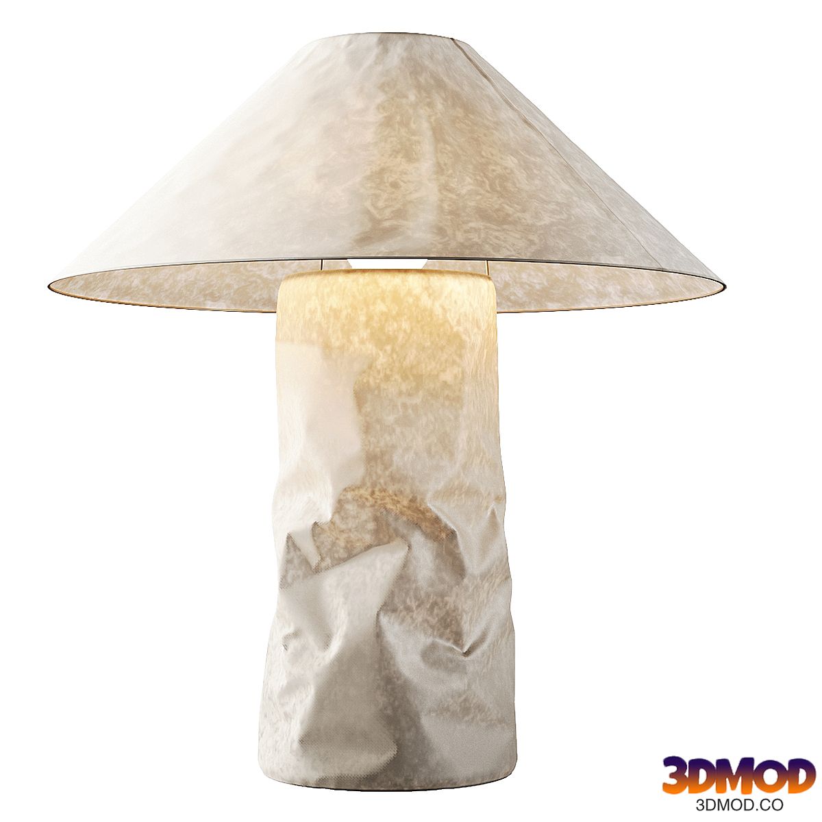 Table Lamp 02 - Lampampe Paper Lamp