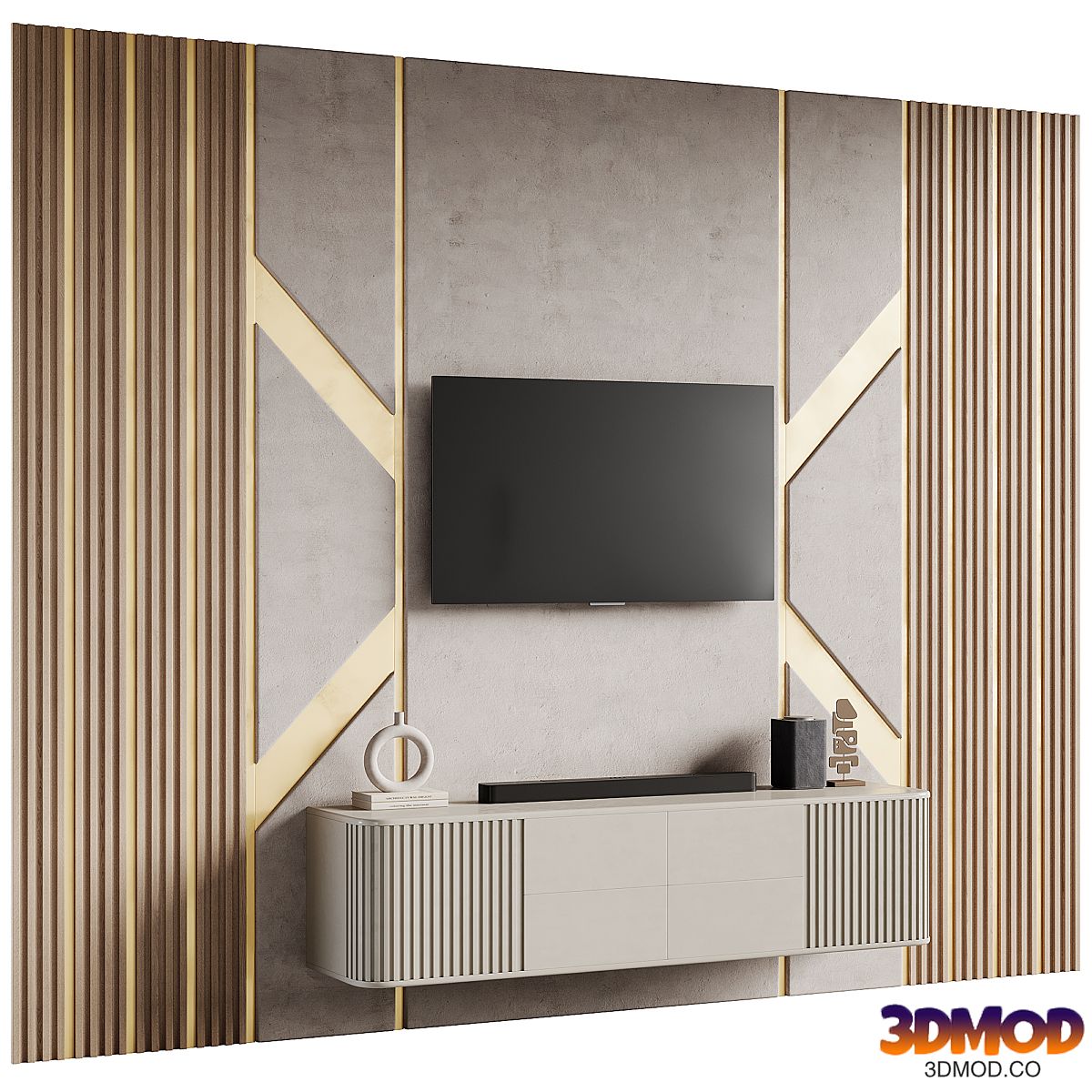 Modern TV Wall 029