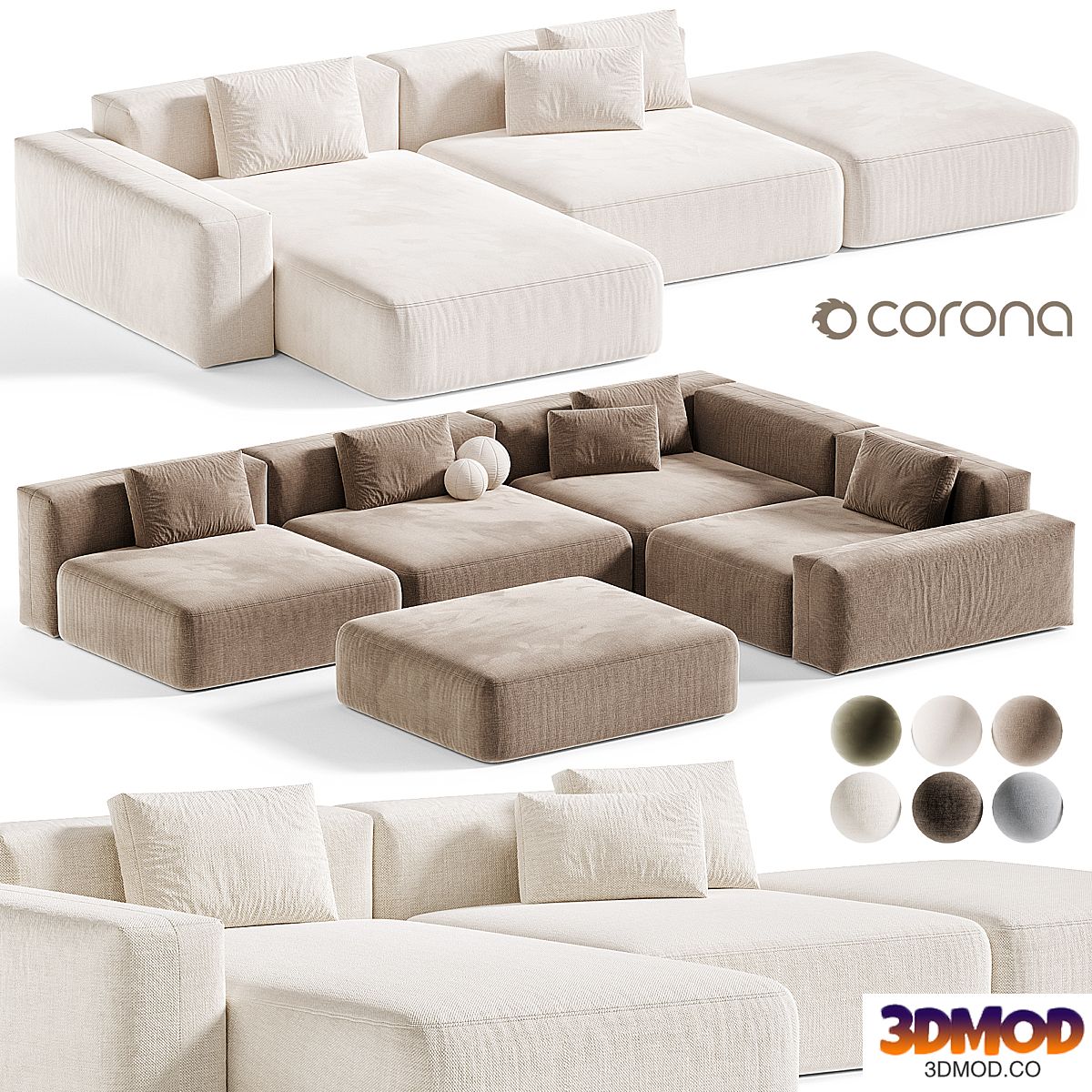 Modular Sofa BON ONE 33, Modular sofa