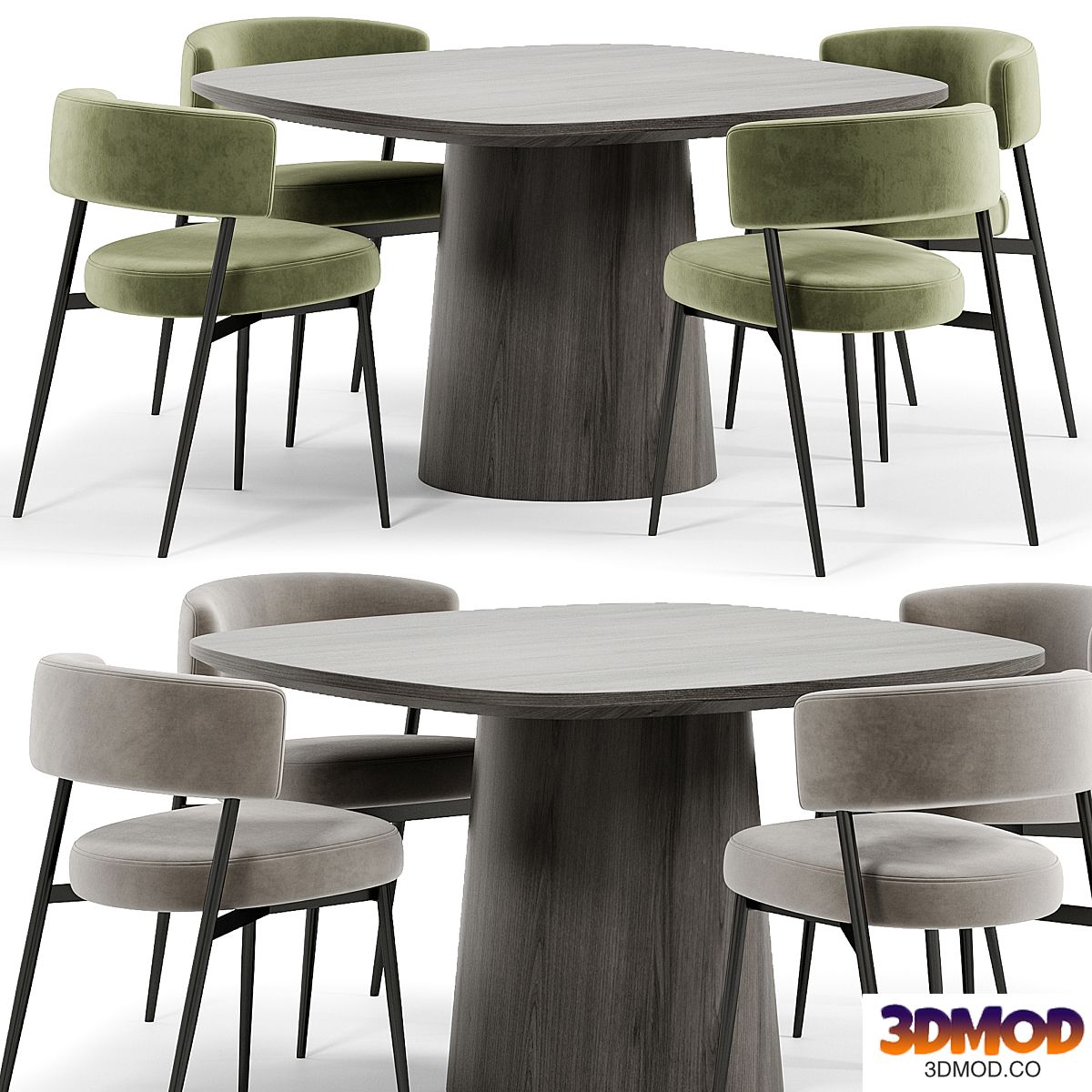Folsom Dining Chair, Motto Dining Table