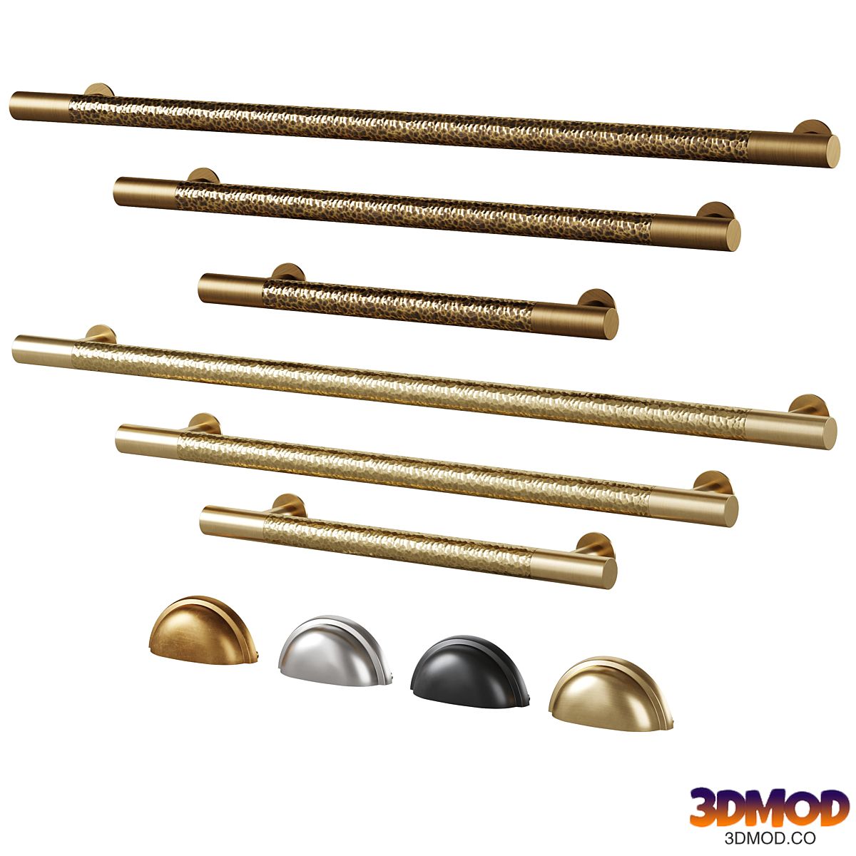 Morra and Highgate door handles by Meraki