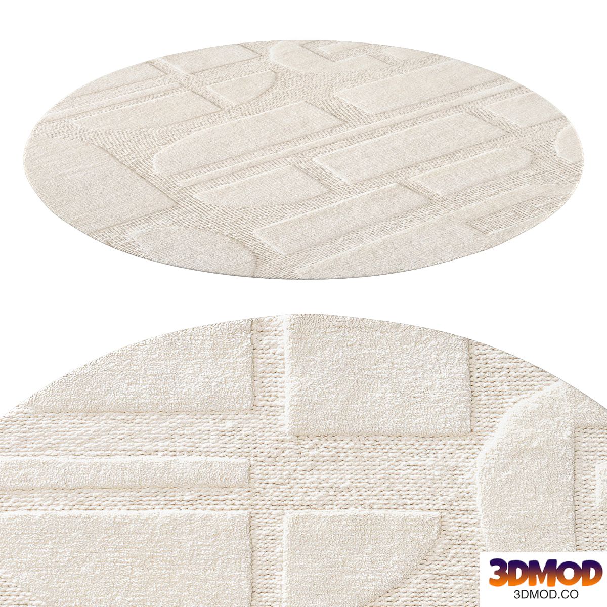Aarav Wool Rug Round